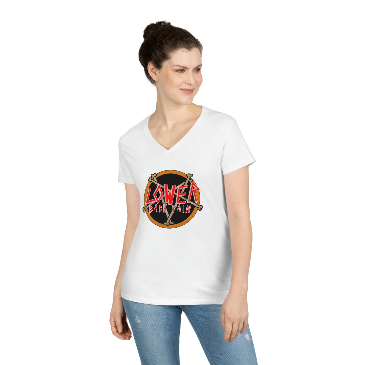 Seasons in the Spinal Disc V neck Shirt