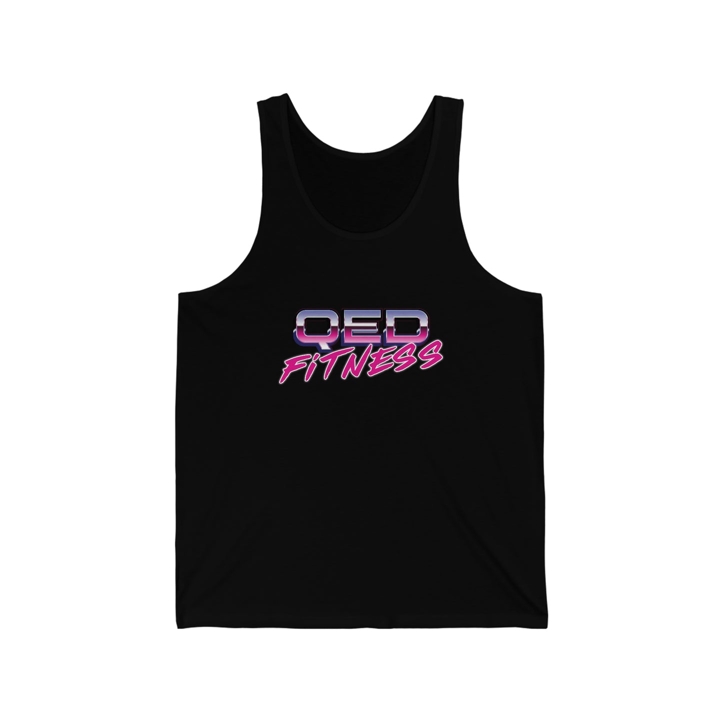 QED Fitness Text Logo Tank Top