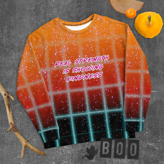Horizon Orange Unisex Crewneck Sweatshirt